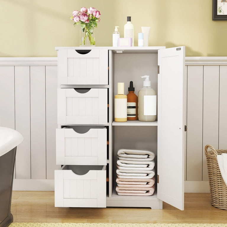 bathroom dresser UEV Drawer Organizer,Free Standing Single Vanity,Nightstand,12" Lx20 Wx30 H, Made of MDF Wood,Vertical Storage Tower Vanity for Bedroom/Hallwa/Entryway,Self-Assemble,3 Drawers : Home & Kitchen and there are 3 adjustment holes respectively DIY Dresser Bathroom Vanity