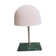 thumbnail image 4 of Exhibidor de sombreros, soporte para cabeza de peluca, accesorios de salón portátiles con soporte, estante de almacenamiento para gorras Blanco, 4 of 9