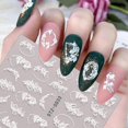 thumbnail image 4 of Flower 5D Nail Art Stickers Embossed Decals Exquisite Color Spring Summer Flowers Pattern Designs Self Adhesive Nail Art Supplies Acrylic Nail Art Acc, 4 of 4