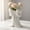 B2_White 4.7x6.1in, variant on WUXIAB Mini Ceramic Flower Vase,Simple Desk Ornament,Round Planter For Dried Flowers,Round Ceramic Vase,Small Minimalist Home Decor for Living Room Entryway,Dried Flowers & Hydroponics Pot,Green