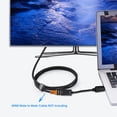 thumbnail image 2 of IXEVER 9.8" DisplayPort Male to HDMI Female Cable, Black, 2 of 9
