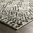 thumbnail image 4 of Surya Beni shag BSH-2310 94 x 120" Rectangle Fabric Rug in Black and Cream, 4 of 7