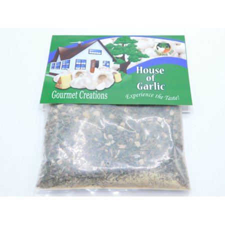 Gourmet Creations House of Garlic Gluten Free Sour Cream Dip Mix, Yogurt Dip Mix, chicken, pork, beef, seafood or veggie seasoning