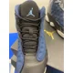 thumbnail image 2 of Ni - ke Ni - ke Boys Air Jordan 13 Retro 884129-400 Black Basketball Shoes Sneakers, 2 of 5