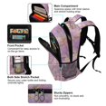 thumbnail image 5 of FORMRS Kids School Backpack Elementary Student Unisex Travel Bookbag with Reflective Stripes, Pastel Pink Marble Pattern, 5 of 7
