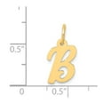 thumbnail image 3 of 14k Small Script Initial B Charm in 14k Yellow Gold, 3 of 3