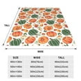 thumbnail image 3 of Pofeuu Autumn Pumpkins Print Ultra-Soft Micro Fleece Blanket,for Bed Or Sofa,All Season Throw Blankets Flannel Blanket-60"x50", 3 of 7