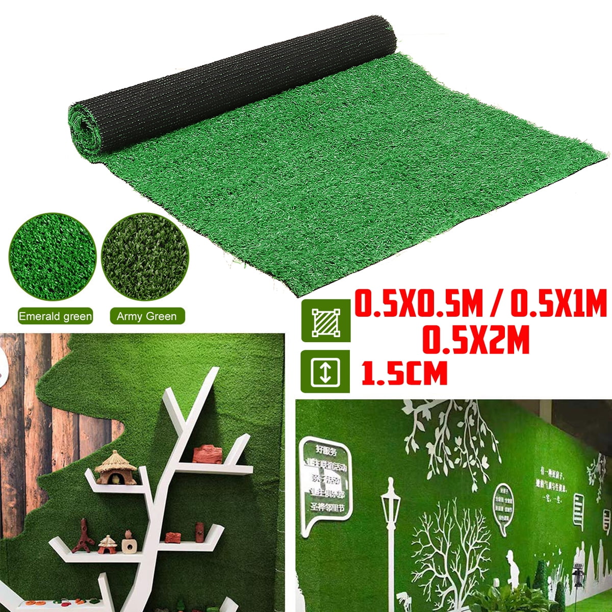 Artificial Turf Lawn Faux Grass Mat Artificial Grass ...