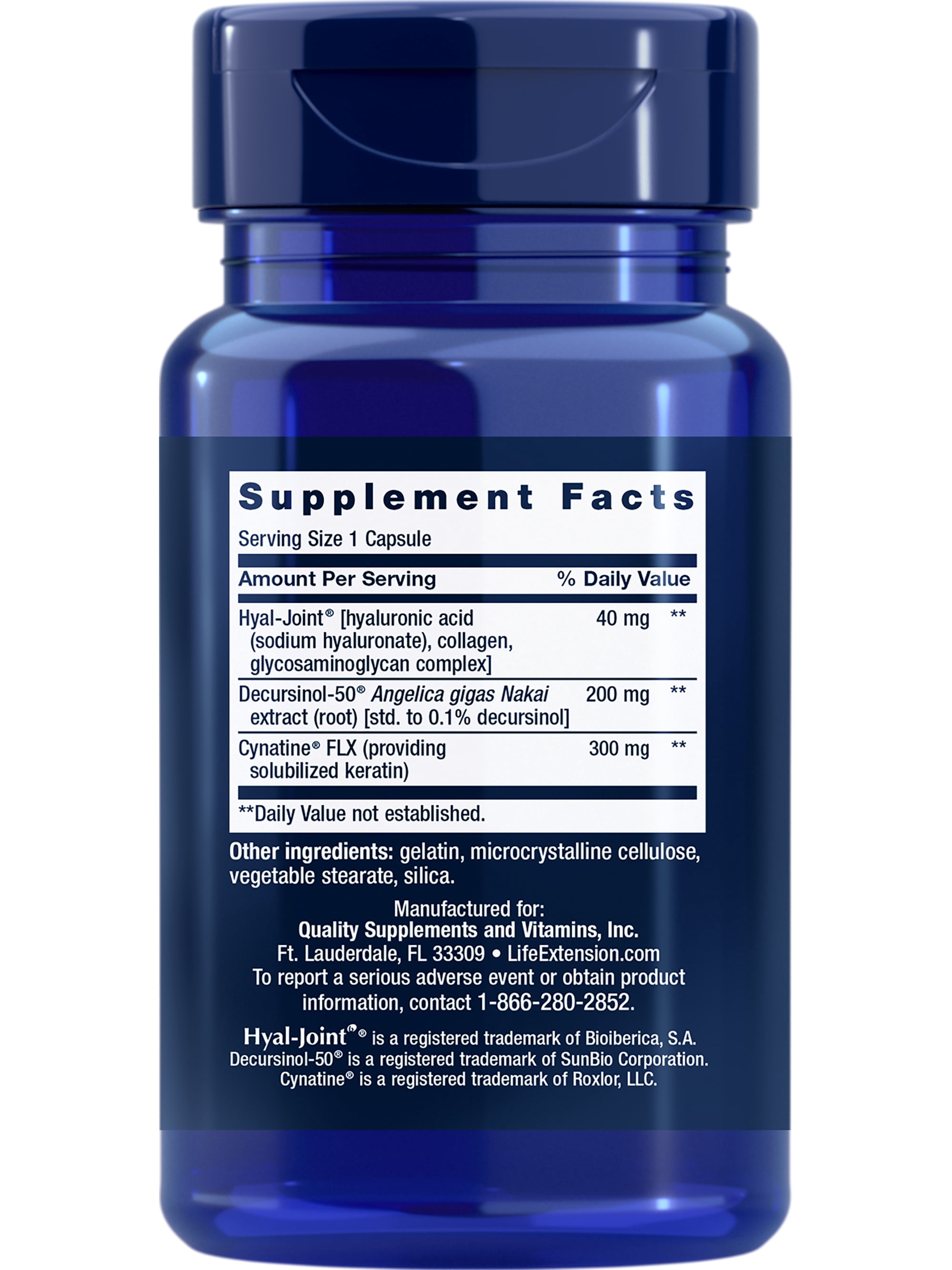 Life Extension Fast-Acting Joint Formula – Advanced Joint Health Support Supplement for Men & Women - for Joint Discomfort & Inflammation response – Non-GMO, Gluten-Free - 30 Capsules