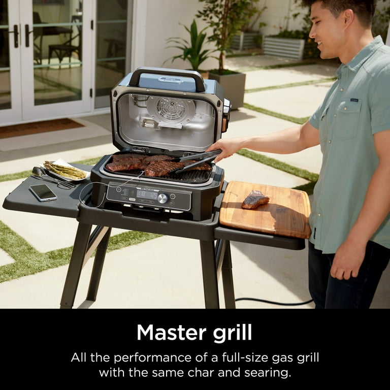 New Ninja Woodfire Outdoor Grill 7-in-1 Master Grill BBQ Smoker