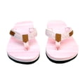 thumbnail image 3 of Women's Kaiback Seaside Flip Flop Beach & Pool Sandal - Cute & Comfortable - Women's US 9 EU 40 - Pink & White, 3 of 5