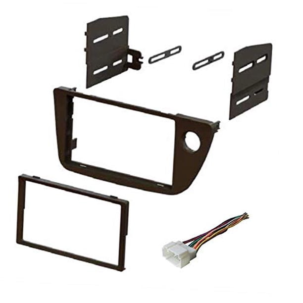 ASC Audio Kit de instalación de tablero estéreo para coche y arnés de cables para instalar una radio de doble DIN para Acura RSX 2002 2003 2004 2005 2006