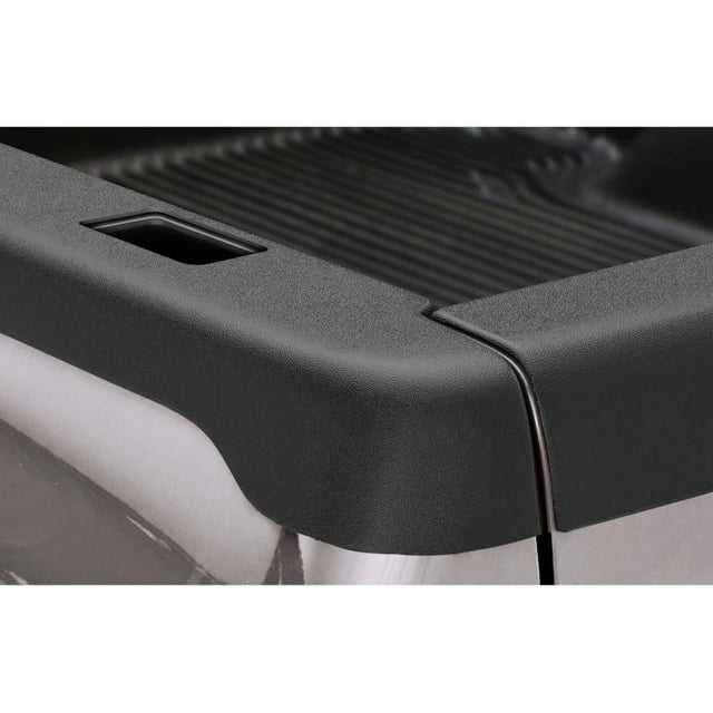 Bushwacker Bed Side Rail Protector 48518 Ultimate; Without Stake Pocket Holes; Smooth; Black; Dura-Flex 2000 TPO Plastic; Direct-Fit