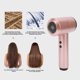 thumbnail image 5 of M Buder Secador de Pelo Inalámbrico Recargable 5000mAh Batería 6 Velocidades Secado Rápido Portátil Viaje Cuidado del Cabello Oro Rosa Enchufe EU 23.8 cm / 9.3 inches, 5 of 9