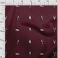 thumbnail image 2 of oneOone Organic Cotton Poplin Twill Fabric Arrow Ikat Print Fabric BTY 42 Inch Wide, 2 of 4