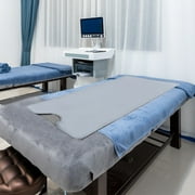 Fichiouy 2 Zone Far Infrared Sauna Blanket Slimming Spa Beauty with Remote Control 650W 70.8*31.4 in