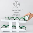 thumbnail image 4 of YouCopia Distributeur de Canettes Rolldown, Distributeur et Organisateur Roulant Gain de Place pour Réfrigérateur, Blanc, 4 of 4