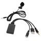 thumbnail image 5 of Cables para reproductor de audio, adaptador de micrófono, divisor de audio auxiliar para micrófono, accesorios de audio para automóvil de primera línea, 5 of 9