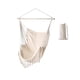 thumbnail image 5 of Silla hamaca cómoda con asiento ancho y barra separadora para columpio beige, 5 of 9