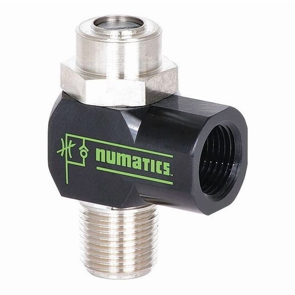 Numatics Swivel,10-32 UNF,8/9in L,31/50 in.W 0FCRN