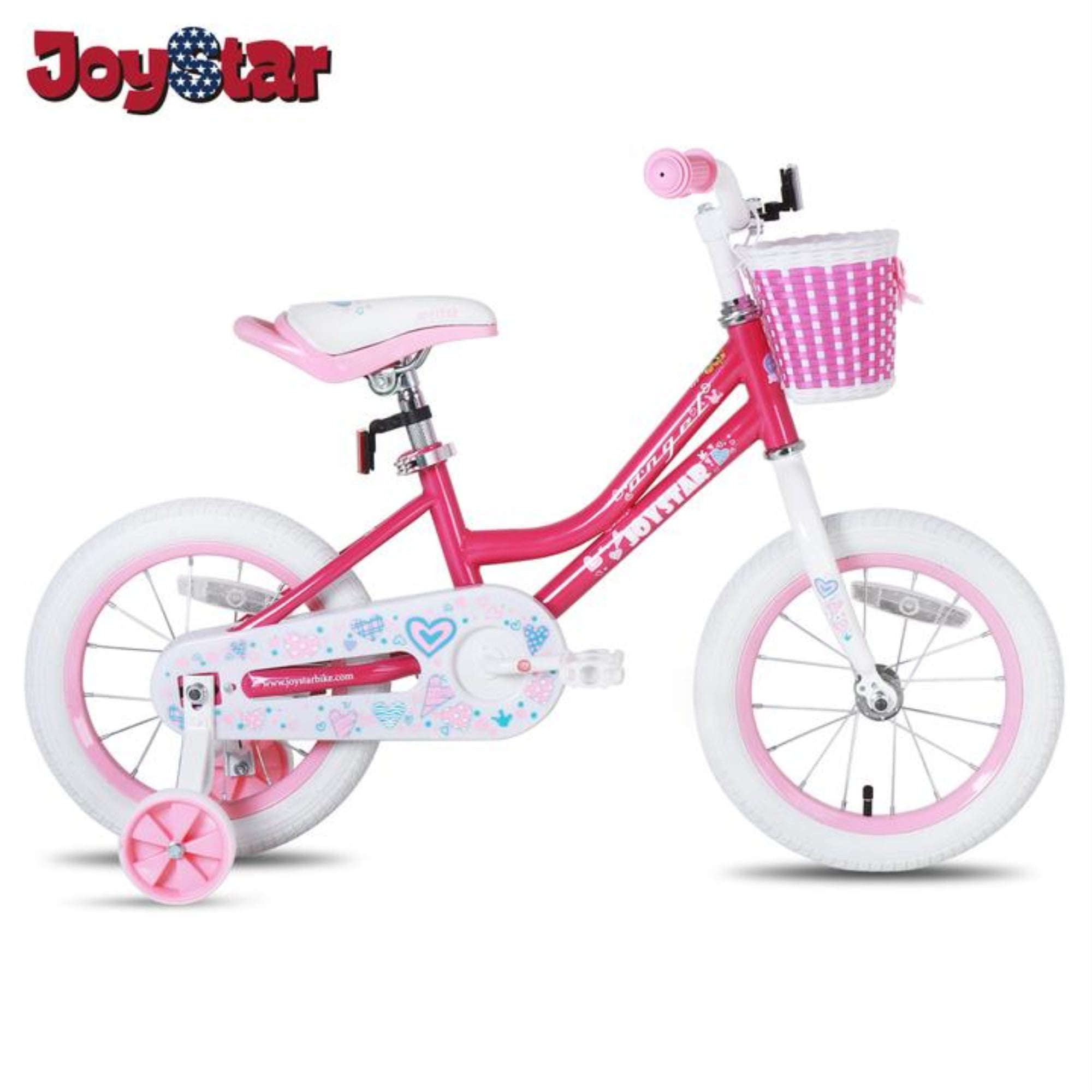 OPAW043-F PAW PATROL BICYCLE WITH ADJUSTABLE SEAT PINK/WHITE 
