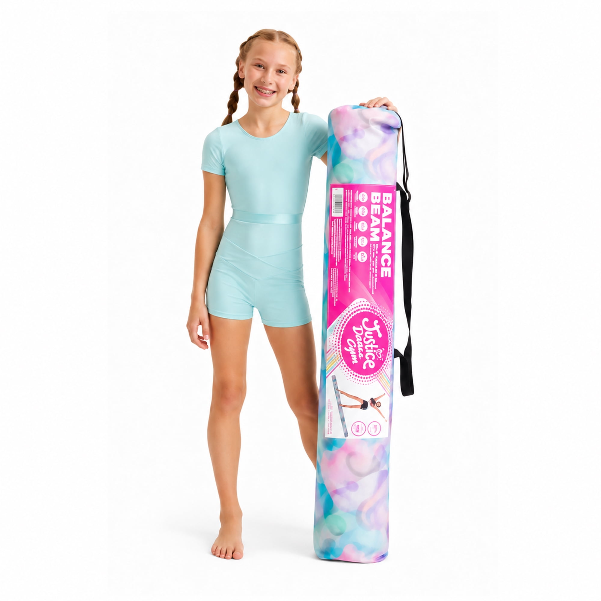 8' Folding Balance Beam - Butterfly Print