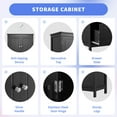 Bathroom Storage with Two Doors and Drawers