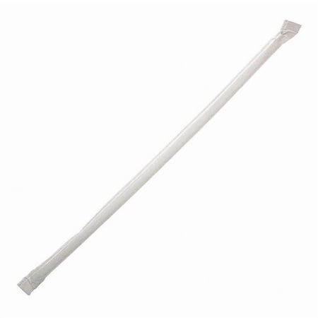 Manufacturer Varies Disposable Straws,10 1/4 in,Red,PK2000 E161011WR
