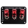 thumbnail image 4 of Interruptor de palanca combinado automotriz de 12 V y 20 A, relés de encendido para motor de carreras, panel de interruptores para coche o RV, 4 of 14