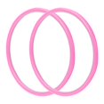 thumbnail image 2 of Fundas de empuje manual para silla de ruedas, antideslizantes, fáciles de quitar y limpiar, repuesto de 24 pulgadas rosa, 2 of 8