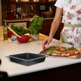 thumbnail image 2 of Phenofice Nonstick Baking Sheet Pan for Toaster Oven Easy Clean Baking Tray 2pcs for Cookies and Cakes, 2 of 6