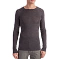 thumbnail image 2 of MERIWOOL Merino Wool Men's Lightweight Form Fit Baselayer Crew Pullover Top - X-Large, 2 of 7