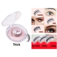 thumbnail image 4 of Pestañas postizas, natural repetible, cómodo y duradero, resistente al agua, cómodo, lavable, conjunto de 1 para navideñas, chicas, Grueso Sunnimix Pestañas postizas, 4 of 8
