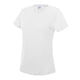 thumbnail image 1 of Just Cool- Camiseta de deporte lisa para chica/mujer (Blanco Ártico), 1 of 3