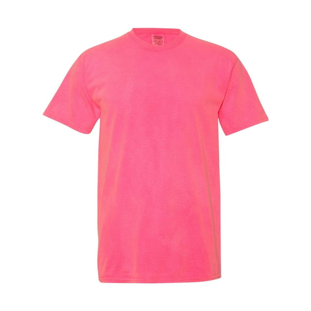 T-Shirt Épais Teint en Pièce, 4TG, Rose Néon