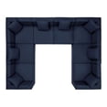 thumbnail image 2 of Modway Saybrook Canapé Sectionnel de Patio 8 Pcs en Tissu Rembourré, Bleu Marine, 2 of 11