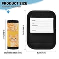 thumbnail image 2 of Luggage Handle Wrap for Suitcase 4 Pack Luggage Tag Identifiers for Travel Accessories Cute Orange Cat, 2 of 6
