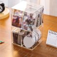 thumbnail image 4 of MORESEC under $5 Card Storage Box, Acrylic Transparent Card Storage Box, Flip Top Collectible Card Organizer, Trading Card Binder Alternative, Box Display Storage Case, 4 of 4