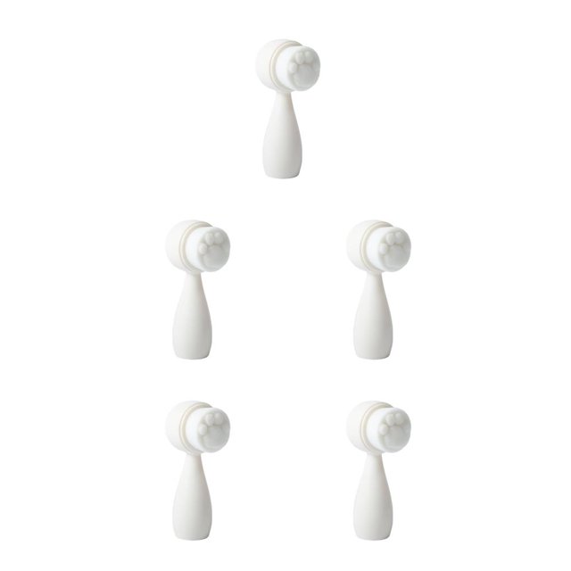 Vogacara Cepillos de limpieza facial manual Cuidado de la piel Espinilla Poros Exfoliante Regalos Salón profesional Viaje Blanco Tipo 3 Type2 NO2 Vogacara CBP273397