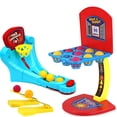thumbnail image 4 of KAKOWELY Mini juego de baloncesto de dedo, juego de tiro de baloncesto, mesa de escritorio, juegos de baloncesto, divertido juguete deportivo para niños, 4 of 4