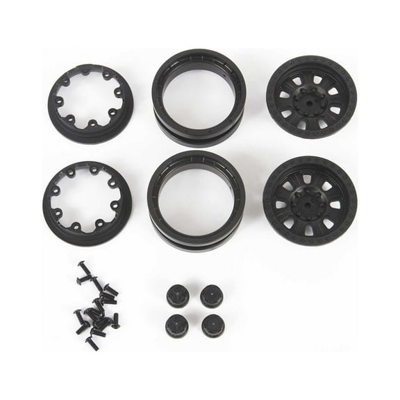 Axial 1.9 3pc. Raceline Monster Beadlock Wheels Blk 2 AXI43004 Elec Car/Truck Replacement Parts
