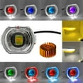 thumbnail image 4 of qifei Motorcycle Headlight 3 Inch 30W Plus Devil Led Aluminum Waterproof Headlight, 4 of 10