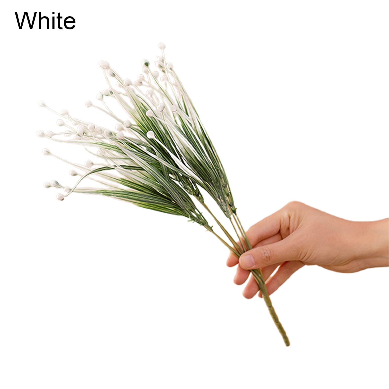 Yesbay Fake Flower Ecofriendly Vivid Faux Silk Flower Artificial Grass