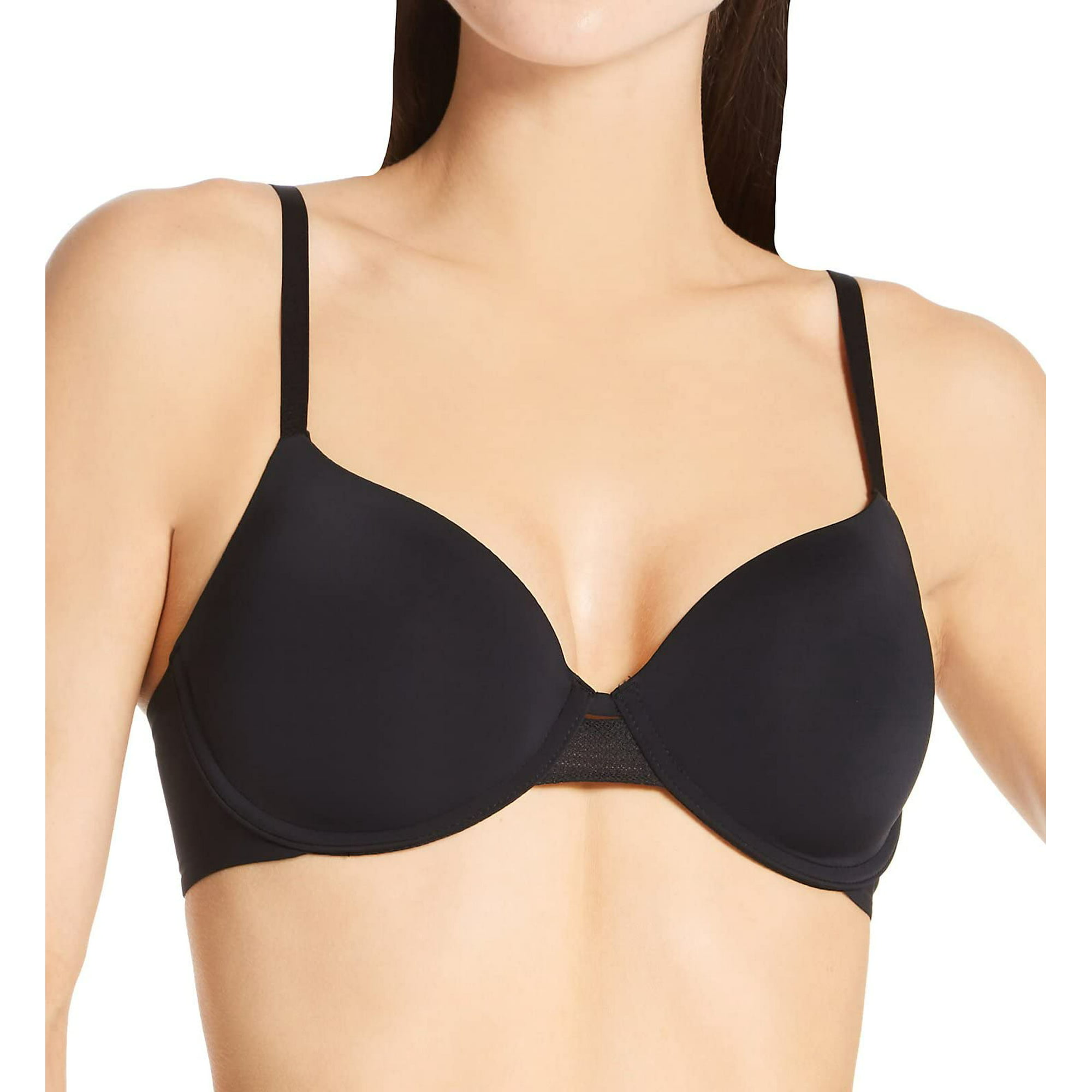 Calvin Klein Women's Perfectly Fit Flex Lightly Lined Perfect Coverage  T-Shirt Bra, Black, 36B | Walmart Canada