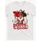 thumbnail image 1 of Boots-On-The-Ground-Boot-Cowboy-Western-Cowgirl-Linedance-T-Shirt Style for Men And Women 2025 Summer Short-Sleeved Printed T-Shirt Pure Cotton 220G, 1 of 6