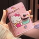 thumbnail image 1 of Monedero de cuero de Hello Kitty para mujer, Tarjetero con estampado de dibujos animados, PU, Sanrio, Kuromi, Kawaii, Cartera de viaje, 1 of 4