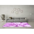 thumbnail image 3 of Ahgly Company Indoor Square Abstract Purple Modern Area Rugs, 8' Square, 3 of 4