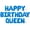 Blue, variant on Letter Balloons - HAPPY BIRTHDAY QUEEN 16" Inch Alphabet Letters Foil Mylar Balloon Birthday Party Banner (Pink)