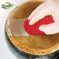 thumbnail image 4 of Scrubit 18 Round Nylon Dish Scrubber Scouring Pads 3 Packs Of 6 Scour Pads Assorted Colors, 4 of 8