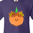 thumbnail image 4 of Inktastic Pumpkin Unicorn for Halloween and Thanksgiving Youth T-Shirt, 4 of 5
